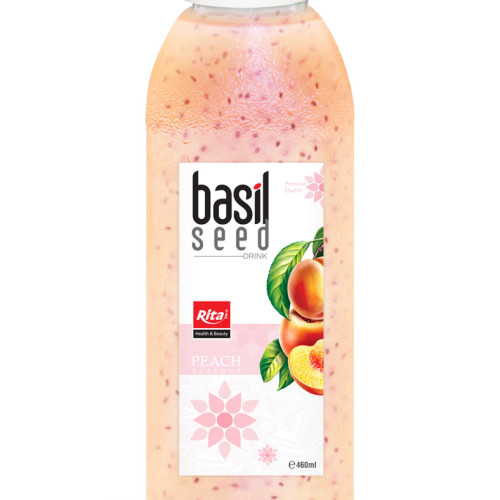 460ml Basil Seed Peach Flavor